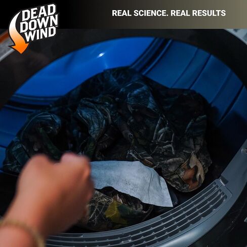 DEAD DOWN WIND Natural Woods Scented Odor Eliminating Dryer Sheets (15Ct) - Hunting Scent Control - Durable Hunting Scent Eliminators - Advanced Hunting Laundry Gear in Saudi Arabia