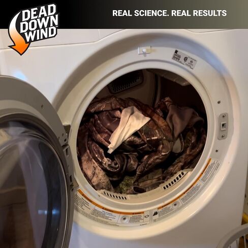 DEAD DOWN WIND Natural Woods Scented Odor Eliminating Dryer Sheets (15Ct) - Hunting Scent Control - Durable Hunting Scent Eliminators - Advanced Hunting Laundry Gear in Saudi Arabia