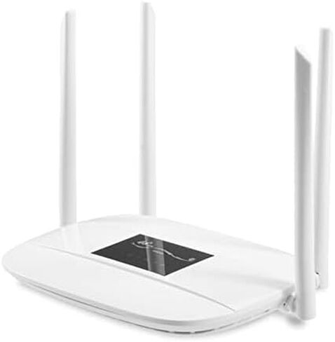 LC111 4G SIM Card Modem LTE CPE 32 WiFi Users RJ45 X 4 Dual Power Ports 12V/5V Portable WiFi Hotspot 4 Big Antennas Wireless Router Multiple Languages in Saudi Arabia