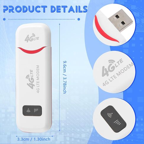 4G LTE Wireless USB Dongle Mobile Hotspot 150Mbps Modem Stick Sim Card Mobile Broadband Mini 4G Router for Car in Saudi Arabia