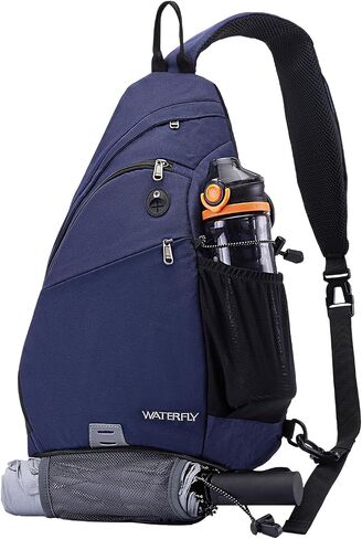 WATERFLY Large Sling Bag Crossbody Backpack Chest Pack for Men Women in Saudi Arabia