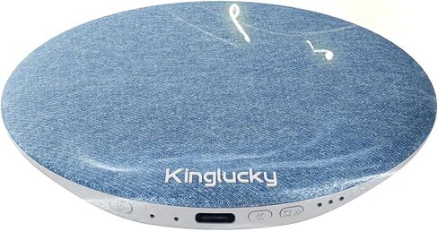 Kinglucky X50 Pillow Speaker for Sleeping, Built-in White Noise Sound Machine Pink Noise for Sleeping, Auto-Off Timer Portable Bluetooth Speaker Under Pillow Rechargeable for Side Sleeper, Blue in Saudi Arabia