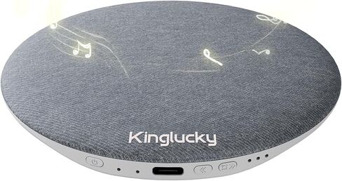 Kinglucky X50 Pillow Speaker for Sleeping, Built-in White Noise Sound Machine Pink Noise for Sleeping, Auto-Off Timer Portable Bluetooth Speaker Under Pillow Rechargeable for Side Sleeper, Blue in Saudi Arabia