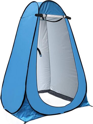 Anngrowy Pop Up Privacy Shower Tent - Portable Outdoor Camping Bathroom Toilet Changing Dressing Room - UPF40+ Waterproof in Saudi Arabia