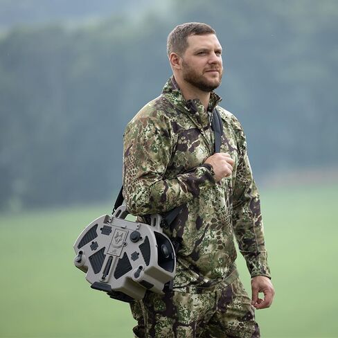 FOXPRO Black QD Carry Sling | Quick Detach Mounts, Padded Shoulder Strap, Adjustable Length, Includes Paracord Connections in Saudi Arabia