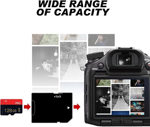 2 Pack Micro sd Card 128GB Class 10 with Adapter High Speed Memory Card for Tablet, Drone in Saudi Arabia