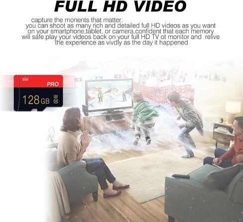 2 Pack Micro sd Card 128GB Class 10 with Adapter High Speed Memory Card for Tablet, Drone in Saudi Arabia