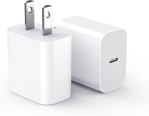 USBC Charger Block for iPhone 17 Charging Plug,MFI Certified Fast USB C Wall Cube 2Pack Power Adapter for iPhone16E/17/Air/Pro/Plus/Pro Max/15/14/13/12/11,for iPad Pro/Air/Mini USB-C Charge Brick Box in Saudi Arabia