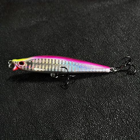 3pcs Jerkbait for Bass Fishing, Minnow Saltwater Fishing Lures, 9.5cm 24.2g Transfer System Casting Trout Pike Lures, Crankbaits Hard Bait, Artificial Lures, Sinking Pencil Vibration Lures in Saudi Arabia
