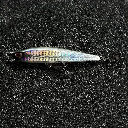 3pcs Jerkbait for Bass Fishing, Minnow Saltwater Fishing Lures, 9.5cm 24.2g Transfer System Casting Trout Pike Lures, Crankbaits Hard Bait, Artificial Lures, Sinking Pencil Vibration Lures in Saudi Arabia