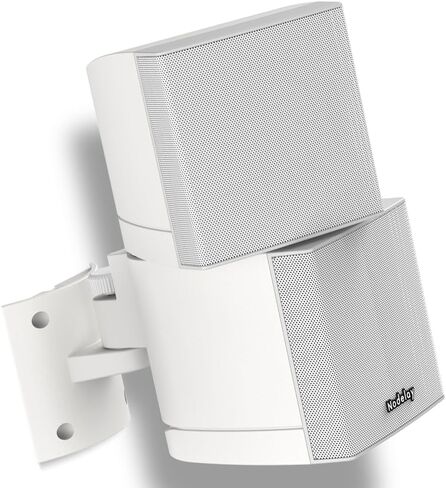 Nodelay AM18 Wall Mount Passive Speaker, 360° Rotation Direct/Reflected Surround Sound, Airflow Bass Group, High Output in Small Size, Perfect for Home Audio System, Restaurant, Retail Store (Black) in Saudi Arabia