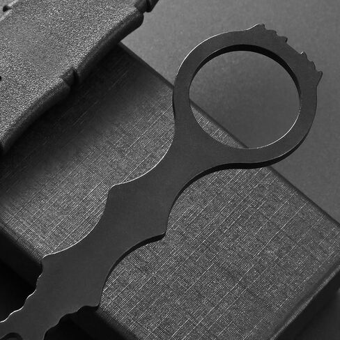 Gtkii GTK397 Cool Fixed Knife D2 Steel Blade Stainless Steel Handle EDC Tool Knifes for Outdoor Camping Adventure Survival(B) in Kuwait
