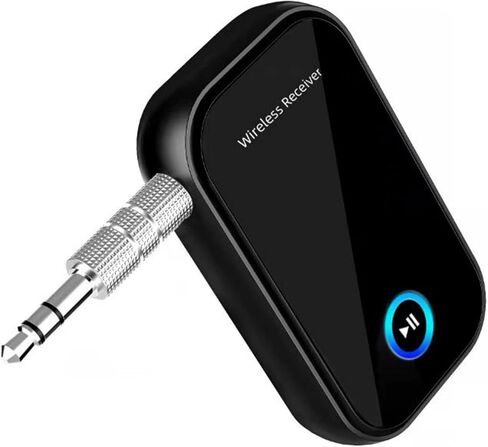 Bluetooth AUX Adapter for Car,3.5mm Wireless Receiver,AUX Bluetooth Car Adapter,Hands-Free Call for Cars, Speakers, Stereo Systems and Headphones in Saudi Arabia