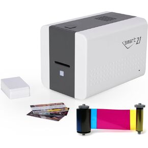 IDP SMART-21S ID Card Printer Bundle - PC Software, USB Camera, YMCKO Ribbon (100 Prints), & 100 PVC Cards for Fast, Pro-Level Single-Sided Card Printing! Now get IDP EasyCapture™ Tool Free Trial! in Saudi Arabia