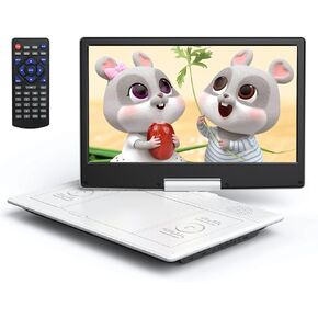 Yoton 16.9" Portable DVD Player, 14.1" HD Screen, Easy Setup | Elderly-Friendly, Just Insert and Play, Enjoy Clear Picture Quality, All-Region Playback, Headphone Jack, Not Support Blu-ray in Kuwait
