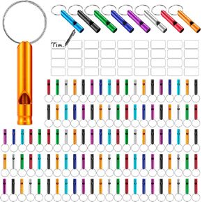 400 Pcs Emergency Whistle with Keychains, Aluminum Self Defense Keychain, Extra Load & Durable Survival Whistles Bulk for Outdoor Sports, Camping, Hiking, Hunting, Boating or Training in Saudi Arabia
