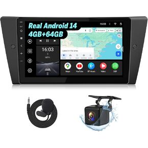 Eonon e90 Car Stereo for BMW 3 Series E90 E91 E92 2005-2013 | E90X7A 9" 4+64GB Wireless CarPlay & Android Auto Bluetooth 5.4 DSP sound AM/FM radio SWC support in Saudi Arabia