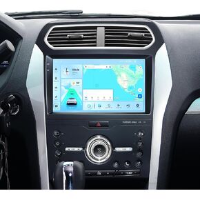 4+64G Car Radio Upgrade for Ford Explorer 2011-2019 w/Carplay Andriod Auto | 10.1" Android 13 HD Screen GPS FM DSP BT5.4 5Ghz WIFI Stereo Support SWC AC Head Unit w/1080P Backup Camera in Saudi Arabia