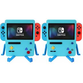 GRAPMKTG Charging Stand for Nintendo Switch Accessories Portable Dock Compatible for Nintendo Switch OLED Cute Case Decor Gift Men Women Kids Blue (Pack of 2) in Saudi Arabia