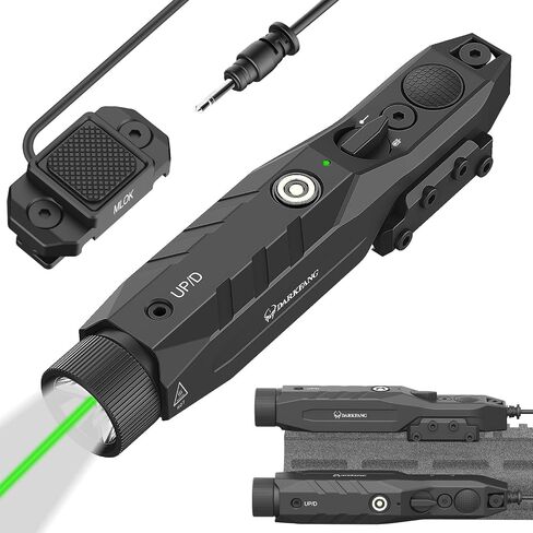 DARKFANG Mlok and Picatinny Flashlight and Laser Combo for Rifle | 1450 Lumen Weapon Light with Removeable Pressure Switch in Saudi Arabia