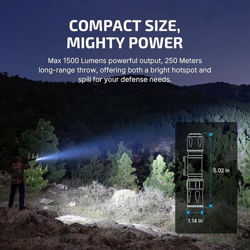 OLIGHT Odin S 1500 Lumens MLOK Rail Mounted Weaponlight Rechargeable Tactical Flashlight with Upgraded Remote Pressure Switch Bundle Picatinny Rail Adapter in Saudi Arabia
