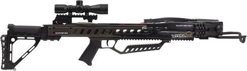 Killer Instinct Vital-X 31.5-Inch Ultra-Narrow Rest, Easy-to-Cock Crossbow | Patented, Fully Synchronized X Cam, Rope Cocker, Quiver, Rail Lube in Kuwait