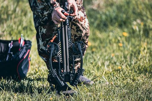 Killer Instinct Vital-X 31.5-Inch Ultra-Narrow Rest, Easy-to-Cock Crossbow | Patented, Fully Synchronized X Cam, Rope Cocker, Quiver, Rail Lube in Kuwait