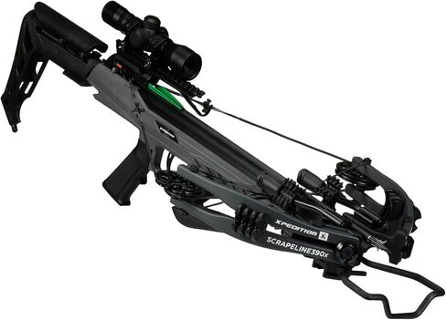 Scrapeline 390X Crossbow, 6.7LB 390 Feet Per Second Compound Crossbow Package with 4X32 Scope in Saudi Arabia