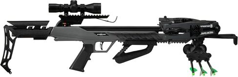 Scrapeline 390X Crossbow, 6.7LB 390 Feet Per Second Compound Crossbow Package with 4X32 Scope in Saudi Arabia