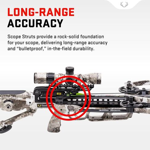 TenPoint Stealth 450 Crossbow، Veil Alpine - 450 إطارًا في الثانية - تتضمن نطاق EVO-X Marksman Elite بطول 100 ياردة، وACUslide و3 أسهم كربون Pro Elite 400 | نطاق EVO-X Marksman Elite بطول 100 ياردة، ACUslide، 3 أسهم كربون Pro Elite 400، 100 ياردة in Kuwait