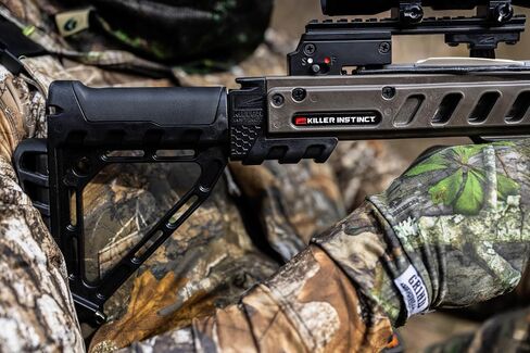 Killer Instinct Vital-X with Dead Silent Crank Crossbow Package. The Vital-X is a Top Crossbow for Hunting Deer or Your Favorite Game! | 75 inches axle-to-axle when cocked, making it in Kuwait