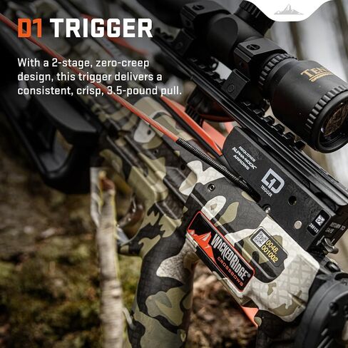 Wicked Ridge Invader M1 De-Cock Crossbow Scope Bundle | Soft Case, Alpha-Nock Carbon Arrow, Alpha-Blaze Lighted Carbon Arrows, Neoprene Sling, (7 items) in Saudi Arabia