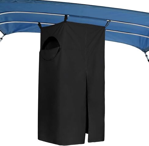 600D Privacy Tent for Boat,27" W x 30" L x 72" -84" H | Heavy Duty Hanging Changing Room for Bimini Top with Storage Bag, Portable Privacy Station for Pontoons in Saudi Arabia