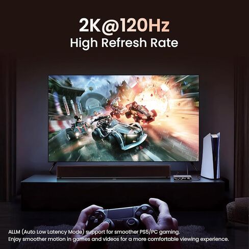 ARC HDMI Audio Extractor 4K@60Hz eARC/ARC to Optical SPDIF RCA AUX | Supports LPCM 5.1/DTS, converts HDMI ARC/eARC audio to Optical SPDIF, RCA and 3.5mm AUX for TV, PS5 and soundbar in Saudi Arabia