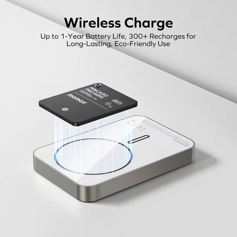 Momax Wallet Tracker Smart Finder - Rechargeable Slim Bluetooth Key Tracking Card with 1-Year Battery, Apple Find My (iOS Only), Item Locator for Luggage Tag, Suitcase, Passport, Backpacks, Mini Size in Saudi Arabia
