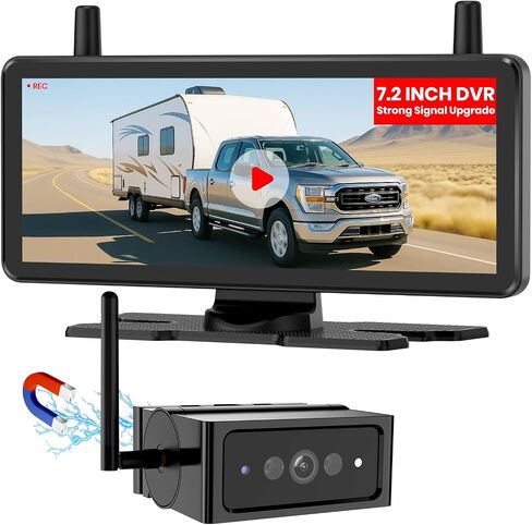 AUTO-VOX 5 Inch Magnetic Wireless Backup Camera, No Wiring 1 Min Install in Kuwait
