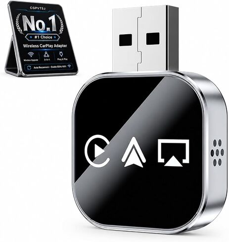 Car Accessories Screen Mirroring Adapter Auto Link Pro Carplay Movie Player 2026 TV for Apple Wireless Watch Bluetooth with iPhone Cute Gadgets Cool Electronics Automotive Video Drive in Saudi Arabia
