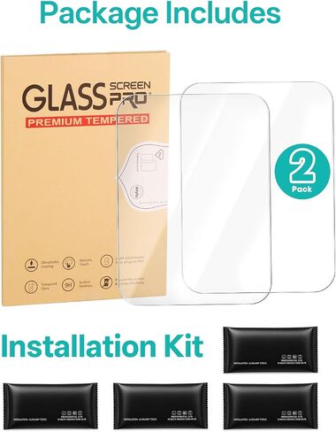 Tiga 2 Pack Tempered Glass Screen Protector Compatible with Nanit 8" Display Screen, 9H Hardness HD Clear Protective Film, Scratch Resistant Touch Sensitive Cover for Baby Monitor Screen in Saudi Arabia
