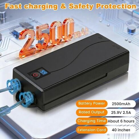 Universal Battery Pack for Reclining Furniture, 2500mAh Wireless Batteries for Reclining Furniture with 2 Pin, Rechargeable for Electric Recliner,Sofa,Couch,Lift Chair in Saudi Arabia