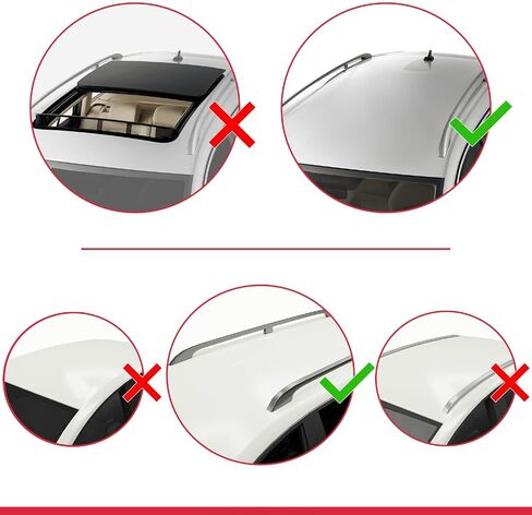Compatible with Kia Sedona (VQ) 2006-2014 Car Roof Rack Cross Bar FLY Model GREY in Saudi Arabia