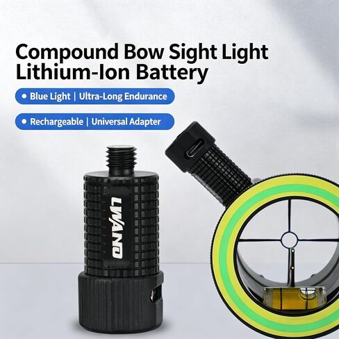 Rechargeable Archery Compound Bow Sight Light, 3 Brightness Levels | Bow maintenance Accessories Ensures Compound Bow Sight Light Performance for archery hunting practice in Saudi Arabia