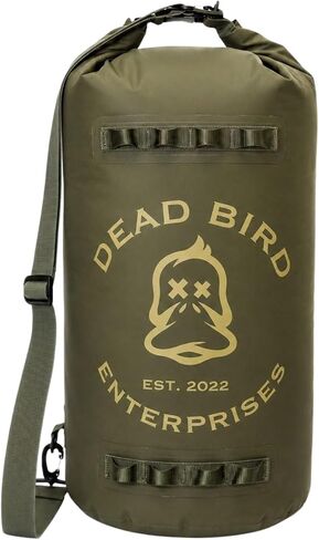 Dead Bird Enterprises Waterproof 2L Dry Bag, Camouflage Floating Shell Pouch with Roll Top Closure for Duck Hunting, Beach, Boating, Kayaking, Fishing & Camping, 500D PVC Tarpaulin Camo Dry Bag in Saudi Arabia