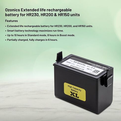 Ozonics Extended Life Battery - Smart Battery Technology for HR230, HR200, or HR150 Scent Eliminator - Enjoy Extended Scent Elimination for 10 Hours in Standard & 8 Hours in Boost Mode in Kuwait