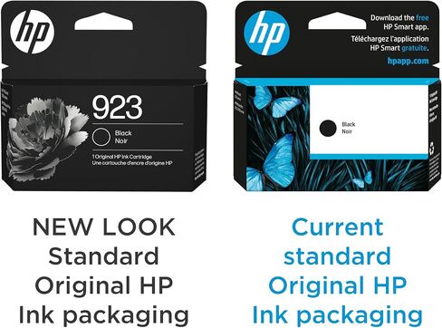 خرطوشة الحبر الأسود HP 923 | يعمل مع سلسلة OfficeJet 8120 وPro 8130 | 4K0T3LN in Kuwait