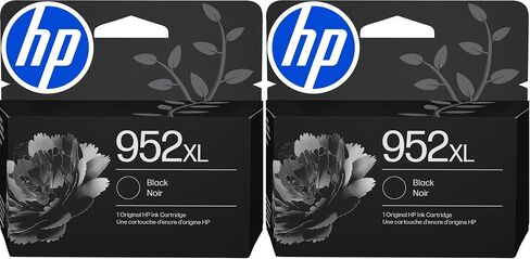 خرطوشة حبر سوداء عالية الإنتاجية HP 952XL | يعمل مع OfficeJet 8702، Pro 7720، 7740، 8210، 8710، 8720، 8730، 8740 Series | F6U19AN in Kuwait