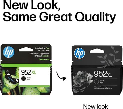 خرطوشة حبر سوداء عالية الإنتاجية HP 952XL | يعمل مع OfficeJet 8702، Pro 7720، 7740، 8210، 8710، 8720، 8730، 8740 Series | F6U19AN in Kuwait