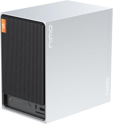 NIMO AI NAS, Agentic Computer Mini PC and AI Server, Intel Core Ultra 5 320 (up to 4.6 GHz, beat AI 5 340) up to 132TB ZFS Hybrid Storage, for 24hr AI Agent in Saudi Arabia