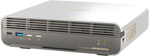 QNAP TBS-h574TX-i5U-16G 5-Bay Thunderbolt 4 All-Flash NASbook | E1.S/M.2 NVMe قابل للتبديل السريع، 10 جيجابت + 2.5 جيجابت، QuTS Hero ZFS، لـ DIT، تحرير 4K/8K والمؤثرات البصرية in Kuwait