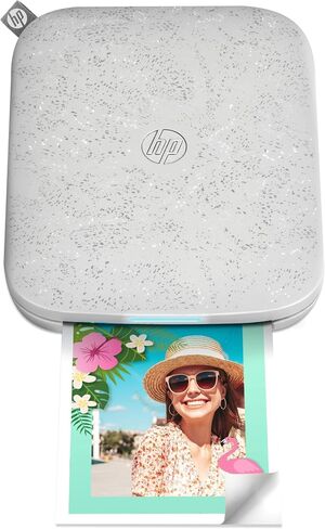 طابعة الصور الفورية HP Sprocket 3x4 - المجموعة: 20 حزمة من ورق زنك، حافظة، ألبوم صور، أقلام تحديد، مجموعة ملصقات in Kuwait