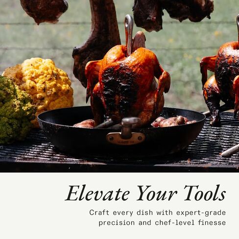 Made In Cookware - Pollo Plug Vertical Chicken Roaster - Stainless Steel - Dishwasher Safe in Saudi Arabia